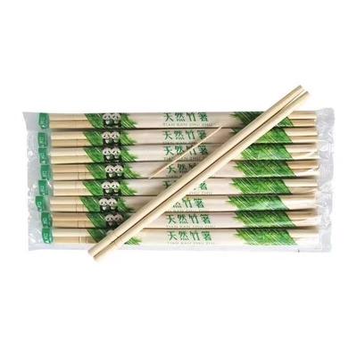 Sumpit Sekali Pakai Massal Sumpit Bulat Bambu Alami 20cm