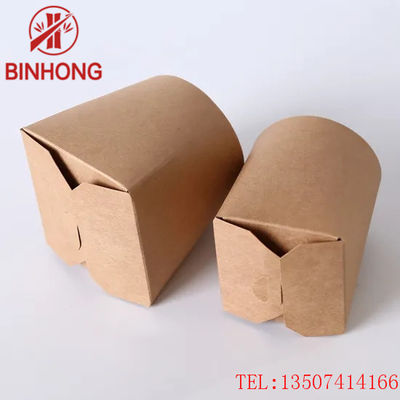Kertas Daur Ulang Stackable 45oz Kraft Takeaway Boxes
