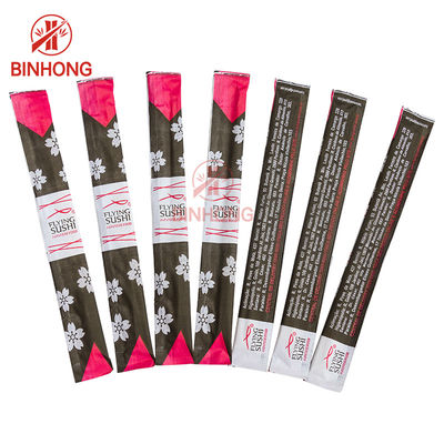 Sumpit Logo Kustom Tensoge Bambu yang Dibungkus Secara Individual 23cm