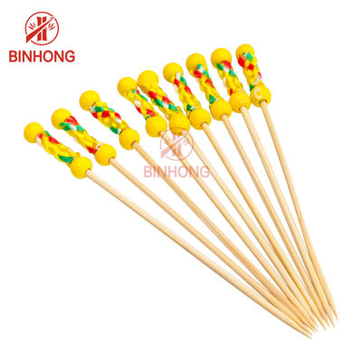 Tusuk Gigi Manik-manik 2.5mm Disesuaikan Untuk Buah