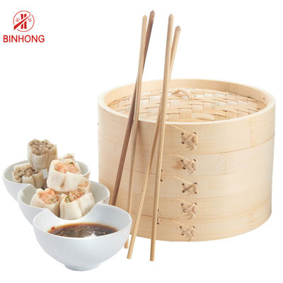 Dapur Memasak Keranjang Bambu Dim Sum Halus 28cm