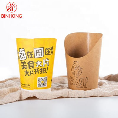 Perlindungan Kesehatan Kraft 16oz Cangkir Kertas Daur Ulang