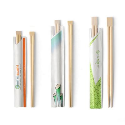 Disposable Round Tensoge Twin Bamboo One Off Sushi Chopstick