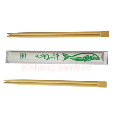 4.5mm Tebal Lengan Kertas Dibungkus Sumpit Bambu Kembar