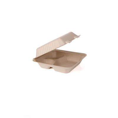 Sugarcane Bagasse Sushi Biodegradable Take Away Box Sekali Pakai Untuk Restoran