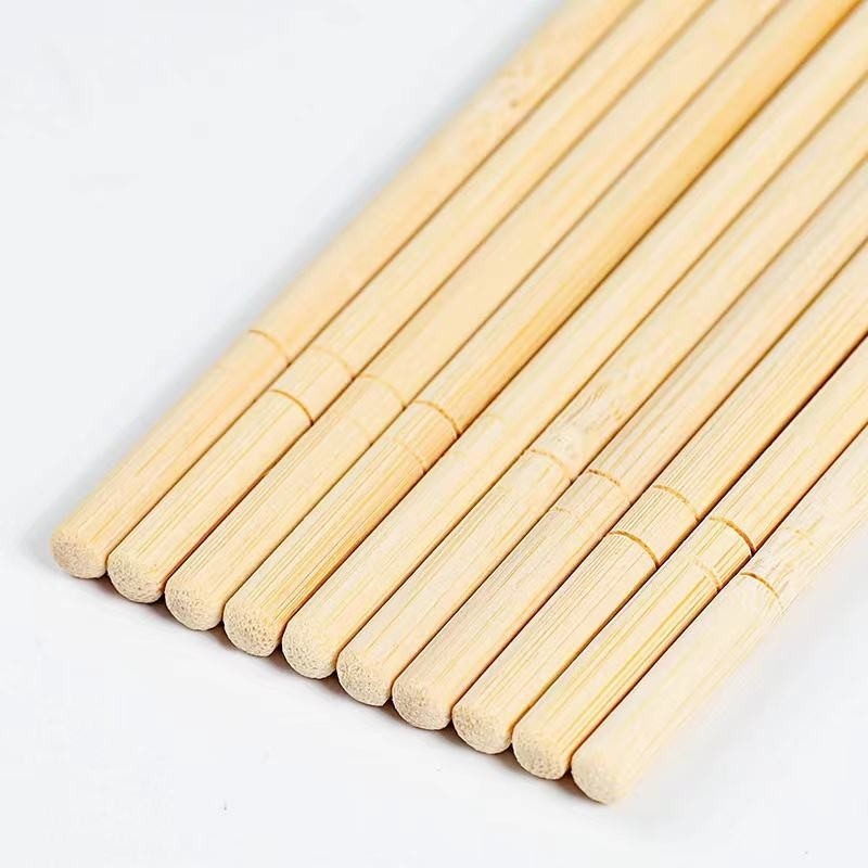 Sumpit Sekali Pakai Massal Sumpit Bulat Bambu Alami 20cm
