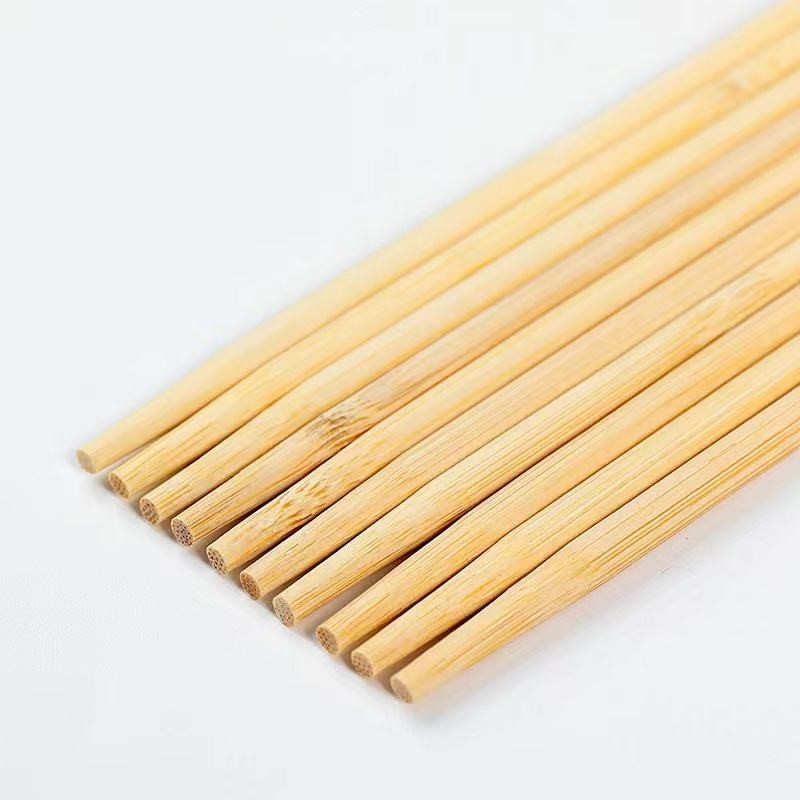 Sumpit Sekali Pakai Massal Sumpit Bulat Bambu Alami 20cm