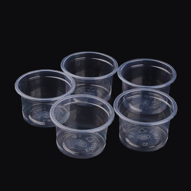 Mini PP Plastik Sekali Pakai Saus Cup Clear 1oz 3oz 4.5oz
