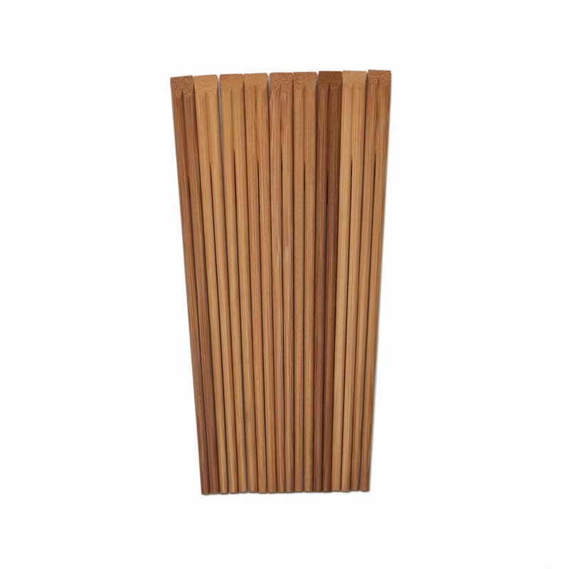 Sumpit Bambu Warna Coklat Atau Karbonisasi 21cm/24cm 4.8mm-5.0mm