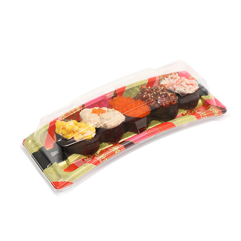 Produsen Profesional Kemasan Makanan Plastik Daur Ulang Tray Sushi untuk Kontainer Makanan