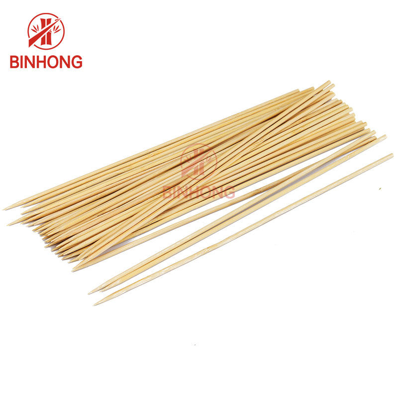 Round Grade A Tebal 2.5mm BBQ Bamboo Tusuk Sate
