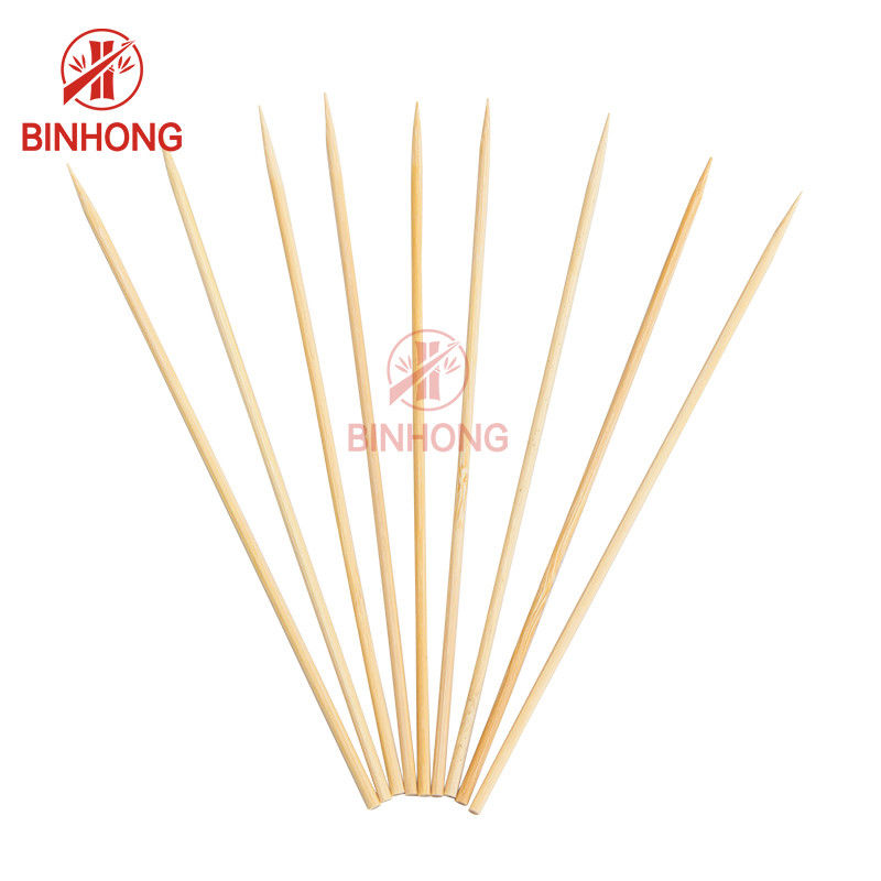 Round Grade A Tebal 2.5mm BBQ Bamboo Tusuk Sate
