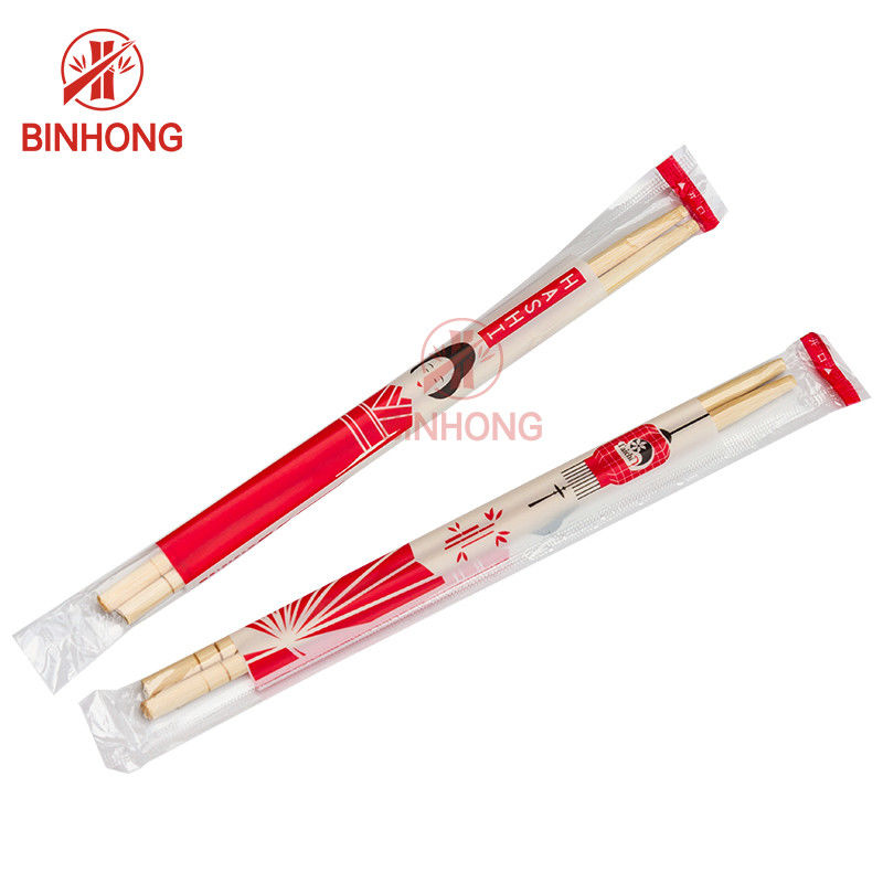 OPP Dibungkus Sumpit Bambu Bulat 6.0mm Untuk Gereja