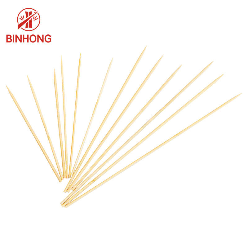 Logo Kustom Ramah Lingkungan 7cm Tongkat Bambu BBQ