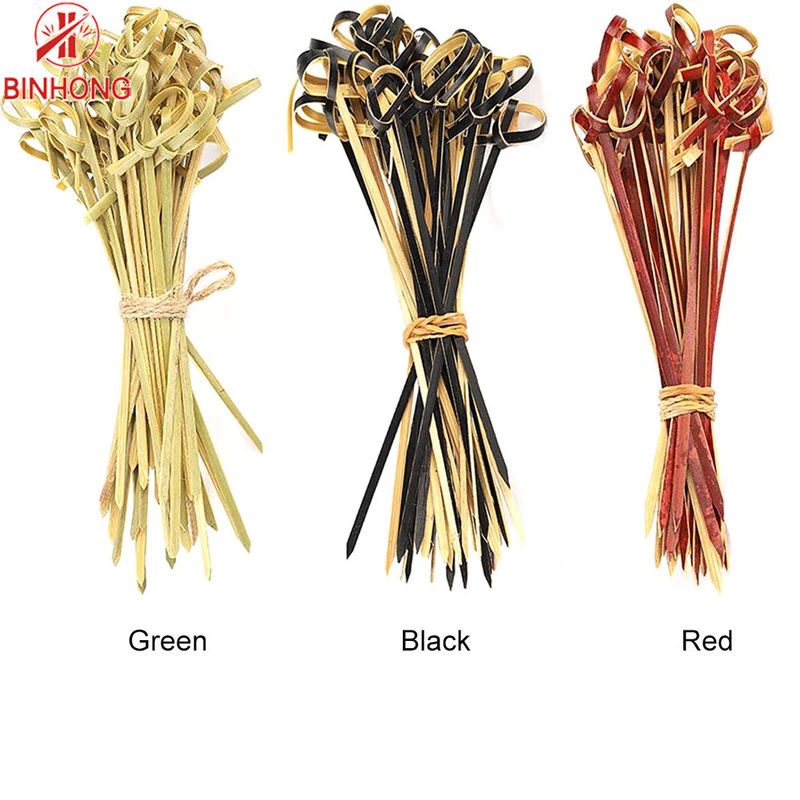 Tusuk Sate Bambu Rajutan AB Kelas 12cm yang Nyaman