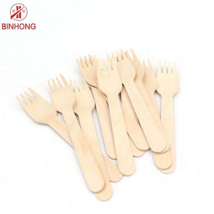 Peralatan Makan Kayu Sekali Pakai Birchwood 14cm Biodegradable