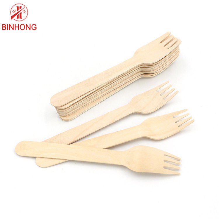 Peralatan Makan Kayu Sekali Pakai Birchwood 14cm Biodegradable