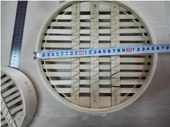 Alat Dapur Alami 2 Tier 12 Inch Mini Bamboo Steamer