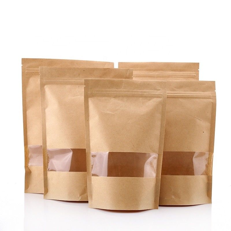 Tas Kertas Kraft Zip Lock ISO9001