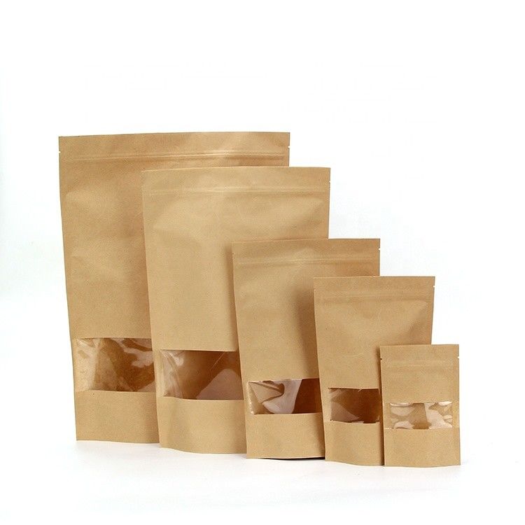 Tas Kertas Kraft Zip Lock ISO9001