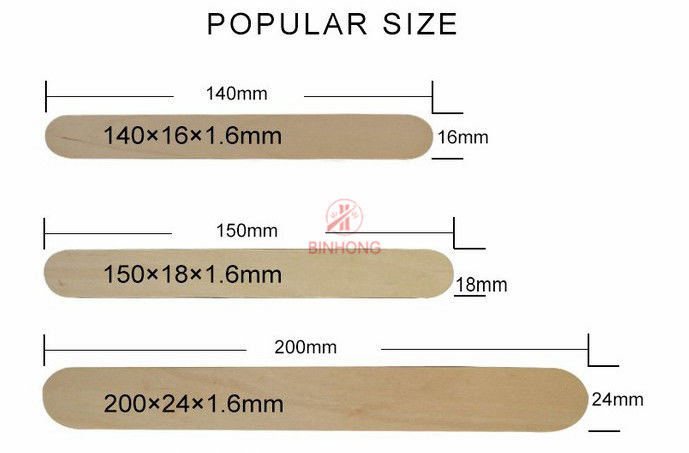 Sendok Garpu Biodegradable Sekali Pakai 140mm Tongkat Pencampur Kayu