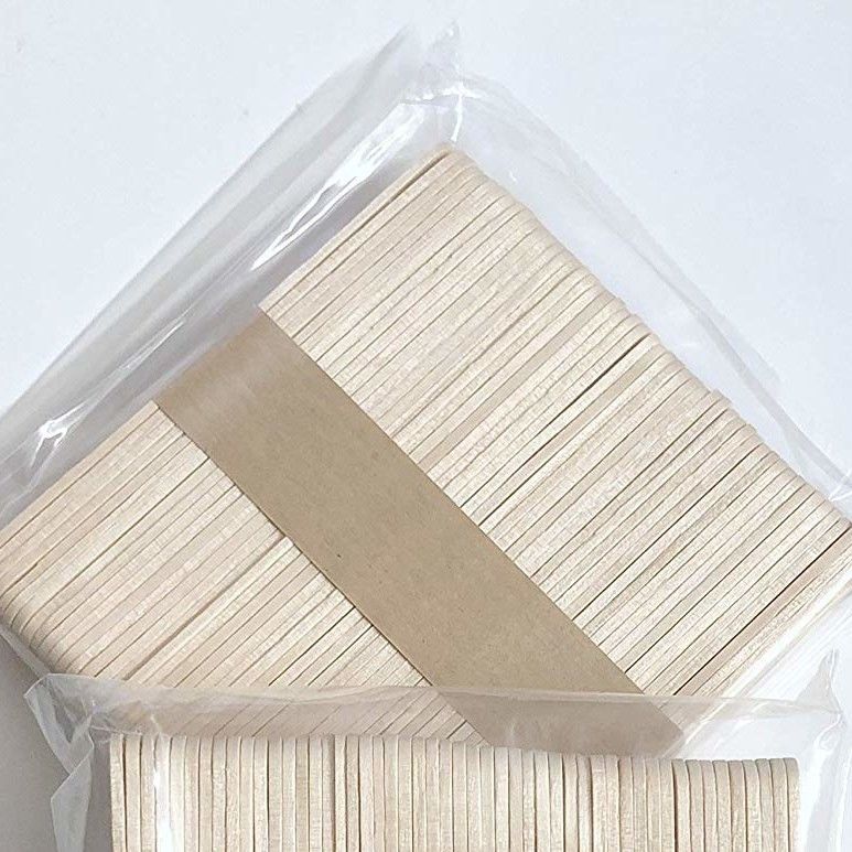 Ketebalan Alami Tongkat Pencampur Kayu 1.3mm Untuk Es Krim