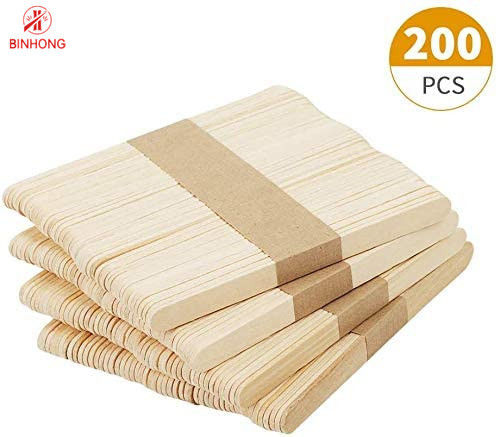 Ketebalan Alami Tongkat Pencampur Kayu 1.3mm Untuk Es Krim