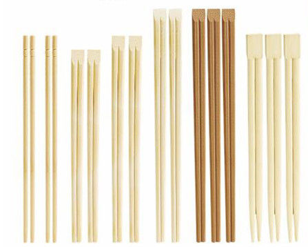 Bambu Moso Berkelanjutan 4.8 * 22.5cm Sumpit Sekali Pakai Massal