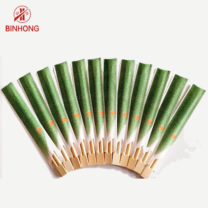 Sumpit Bambu Bulat Sekali Pakai Jepang Logo Kustom Kompos 18cm