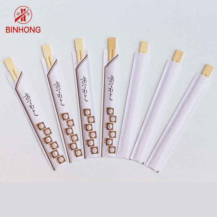 Ketebalan 4.8mm Sumpit Bambu Jepang Sekali Pakai Sanitasi