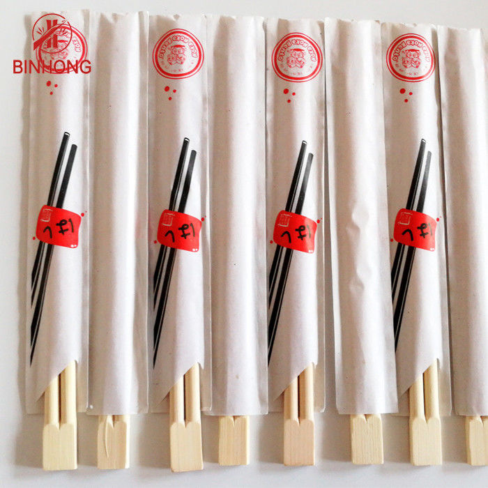 20cm Sumpit Bambu Cina Sekali Pakai Dengan Setengah Lengan Kertas