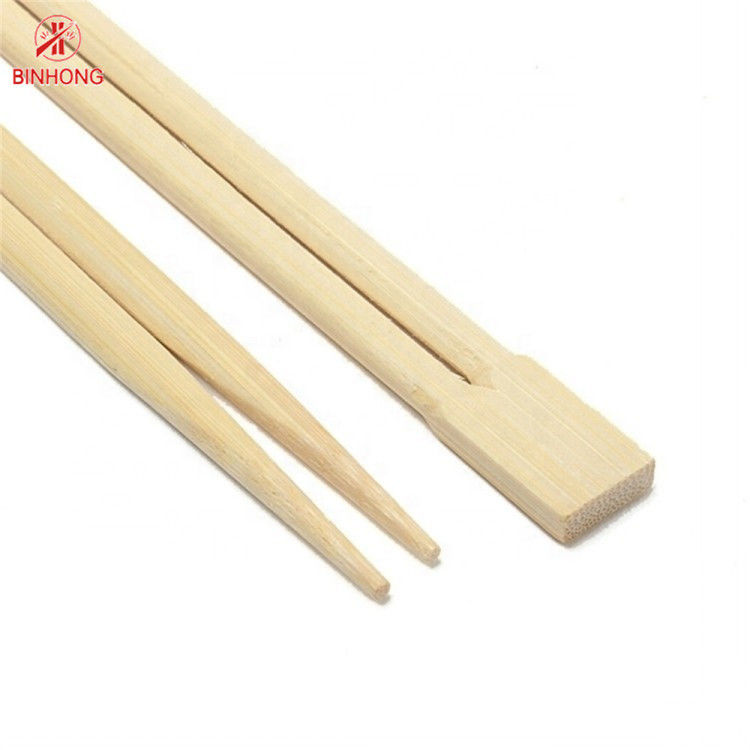 Twins Tensoge Round Natural Bamboo Sumpit Sekali Pakai Dengan Paket Kertas