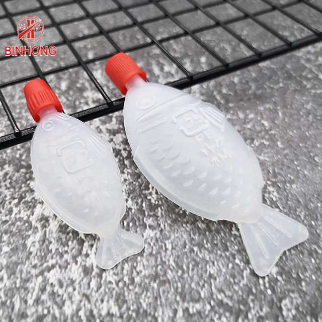 Botol Ikan Kecap Plastik Sekali Pakai Catering Takeaway 1.5 2 oz