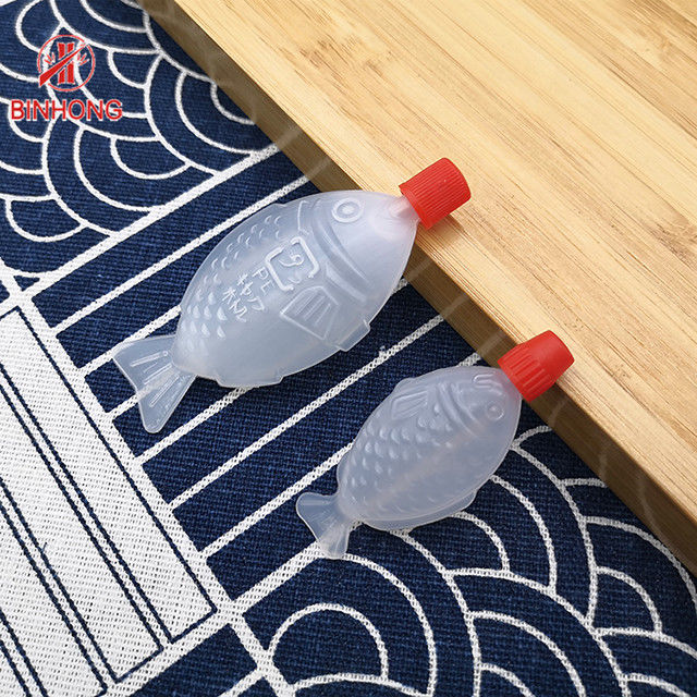 Botol Ikan Kecap Plastik Sekali Pakai Catering Takeaway 1.5 2 oz