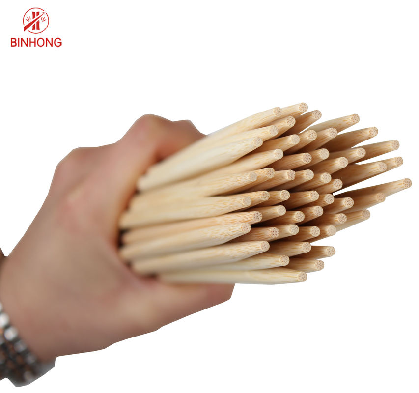 Logo Kustom Tensoge Sumpit Bambu Sekali Pakai Dibungkus Secara Individual Dikemas 23Cm