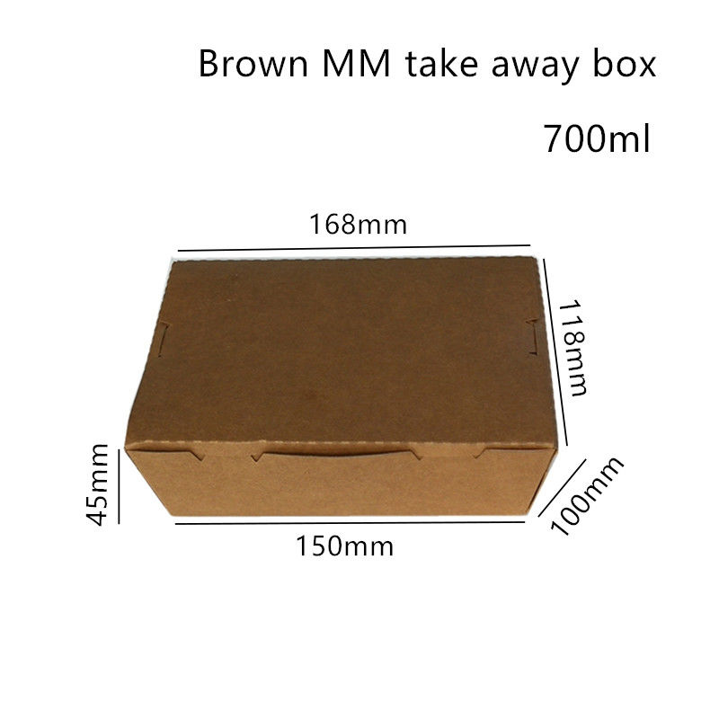 Sushi Kraft Paper Serbaguna Take Away Box Microwavable