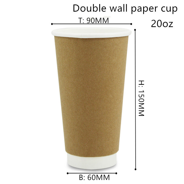 Cangkir Minuman Panas Dan Dingin Biodegradable 8oz 12oz 16oz