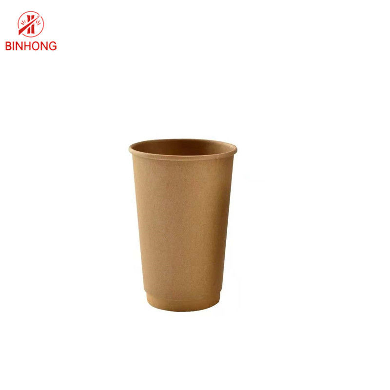 Cangkir Kopi Kertas Kraft 300gsm Dilapisi PE BPA Gratis