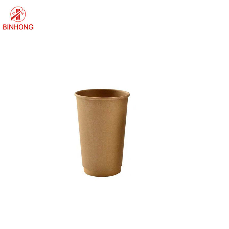 Cangkir Kopi Kertas Kraft 300gsm Dilapisi PE BPA Gratis