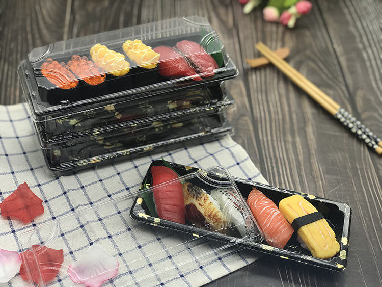 Tutup Transparan Plastik Sushi Tray Food Grade Sekali Pakai