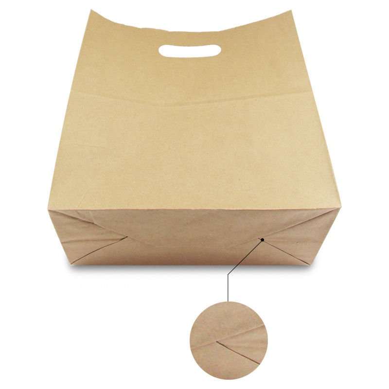 80gsm 100gsm 120gsm Kraft Paper Bag Dengan Die Cut Handle