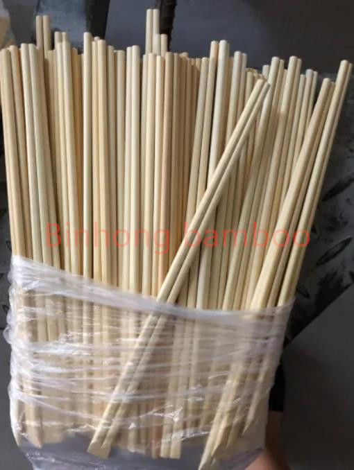 21 23 Sumpit Kayu Sekali Pakai Bambu 24cm