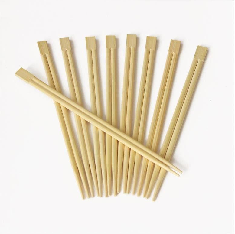 4.5mm Tebal Lengan Kertas Dibungkus Sumpit Bambu Kembar
