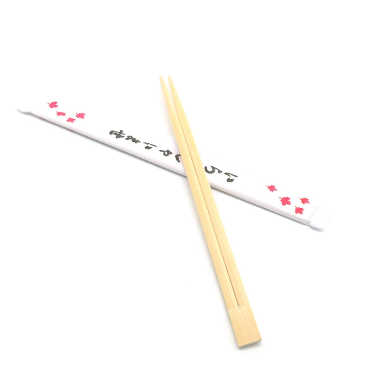 Sumpit Bambu Ramah Lingkungan Sushi Stick Dengan Paket Kertas