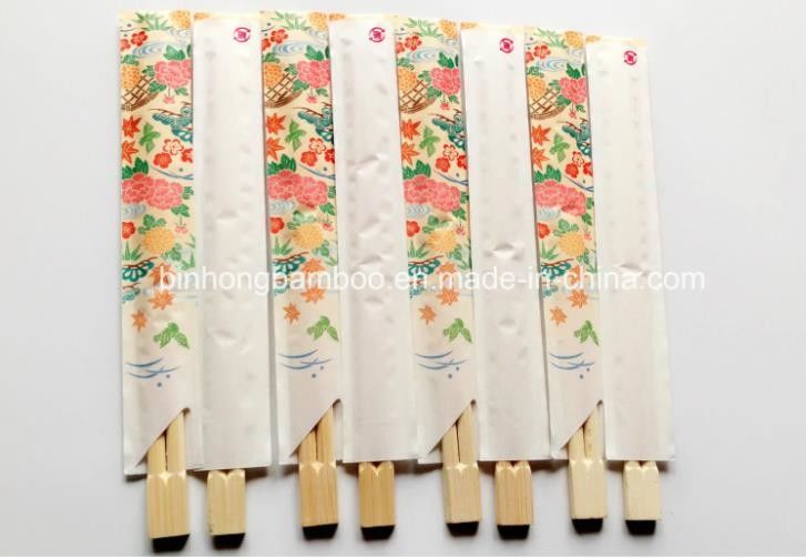 Sumpit Bambu Dibungkus Kertas Setengah Lengan Panjang 23cm