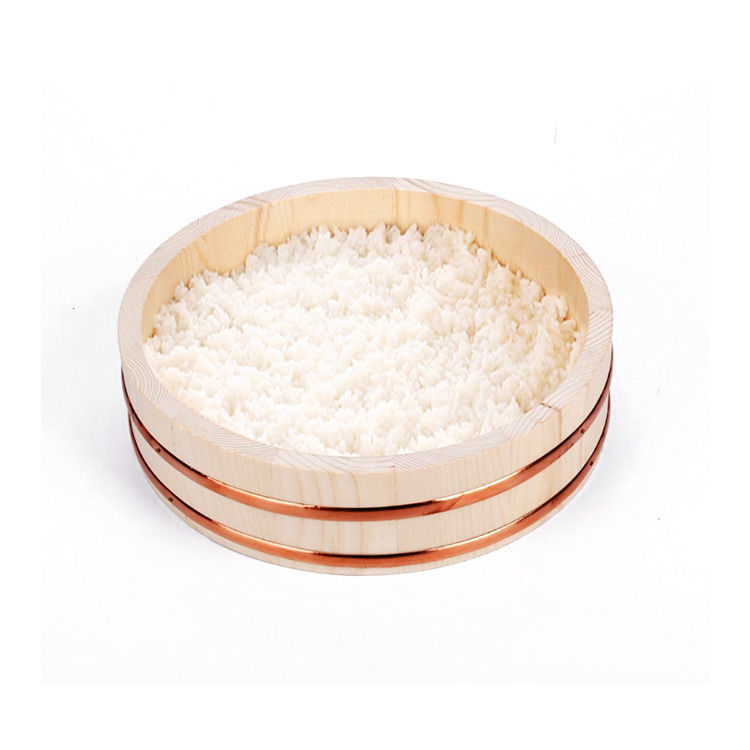 Diameter 39cm Mangkok Pengaduk Nasi Hangiri Kayu pinus putih