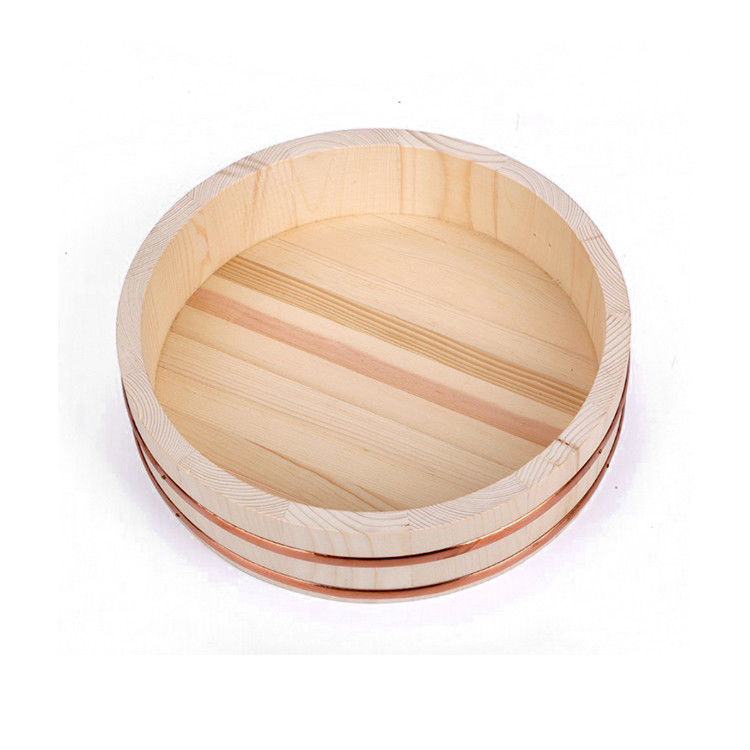 Diameter 39cm Mangkok Pengaduk Nasi Hangiri Kayu pinus putih