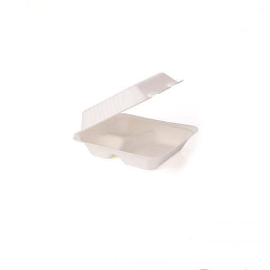 Sugarcane Bagasse Sushi Biodegradable Take Away Box Sekali Pakai Untuk Restoran