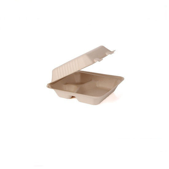 Sugarcane Bagasse Sushi Biodegradable Take Away Box Sekali Pakai Untuk Restoran