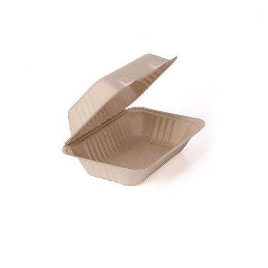 Sugarcane Bagasse Sushi Biodegradable Take Away Box Sekali Pakai Untuk Restoran